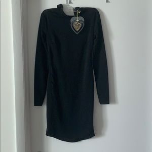 NWT backless long sleeve mini dress by Club L